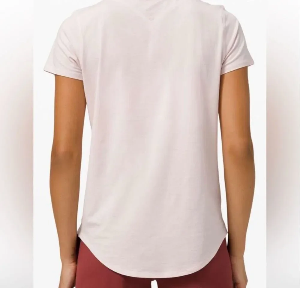 Lululemon Love Crew T-shirt Light Pink Size 8